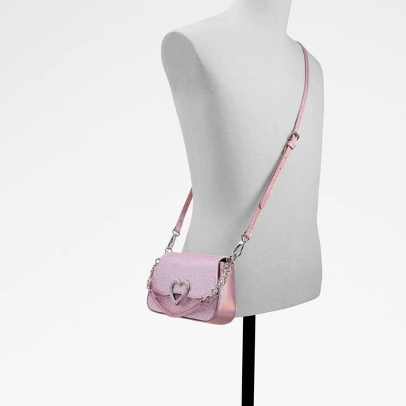 Barbie Aldo Top Handle Bag Rhinestone Pink NEW with tags 🎀✨💕 - Picture 11 of 11